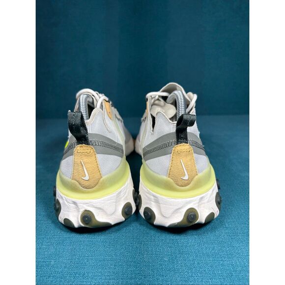 Nike React Element 55 Running Shoes Gray Volt BQ6166-009 Men’s Size 9.5 main image 5